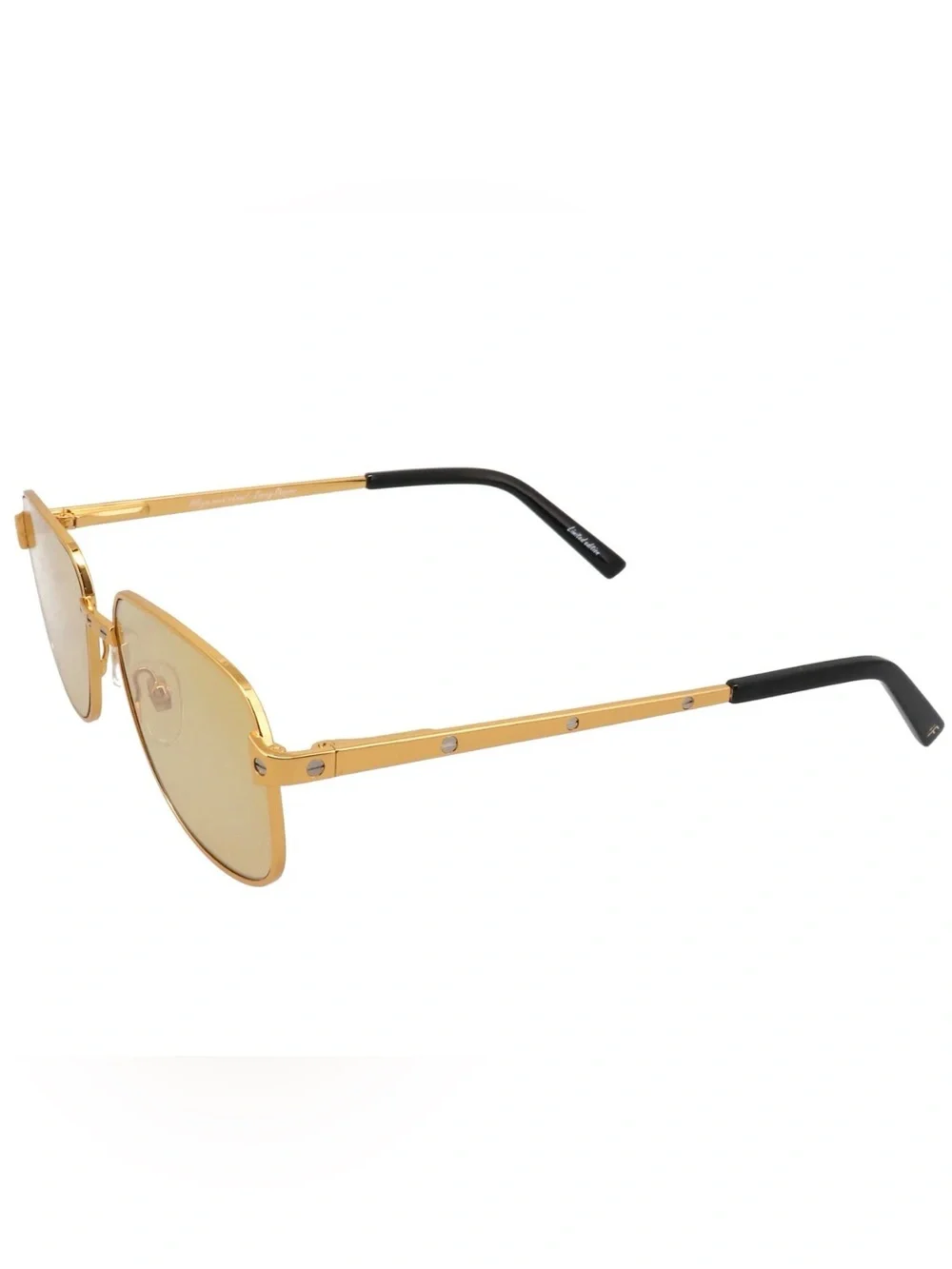 Vintage Frames Love Collection 24karat Gold Sunglasses.